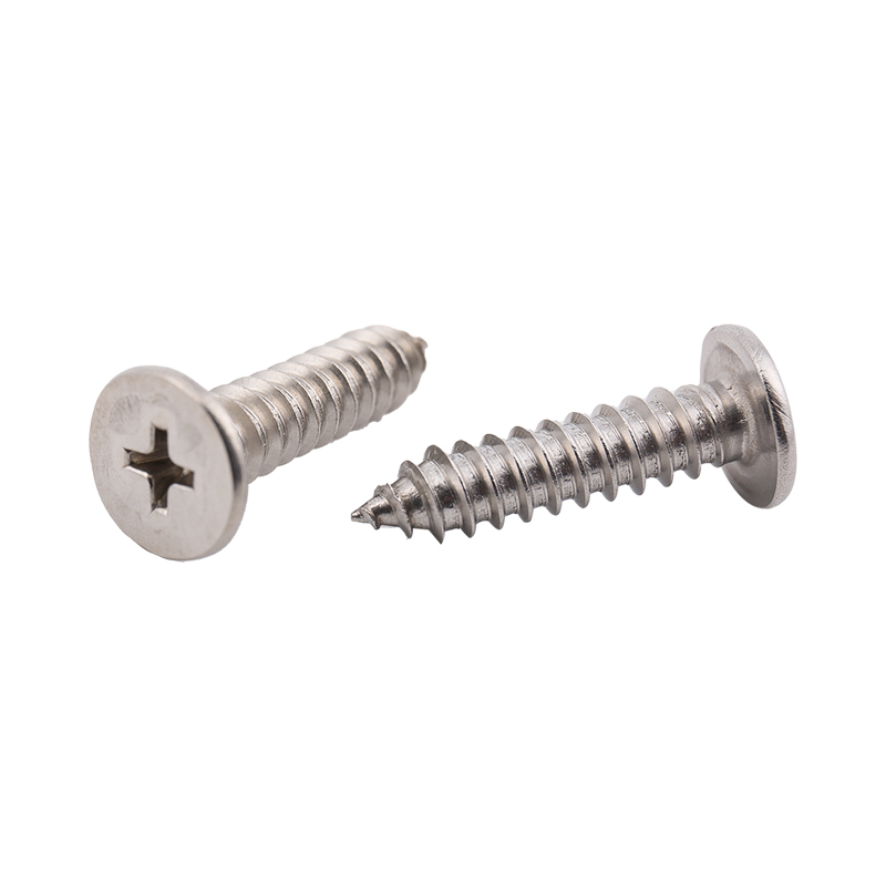 Crossed Flat Head Screws