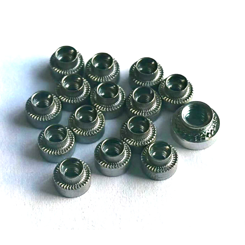 Blackened Embossed T-Rivet Nuts